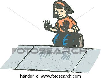 Clipart - handprint. fotosearch 
- search clipart, 
illustration, 
drawings and vector 
eps graphics images