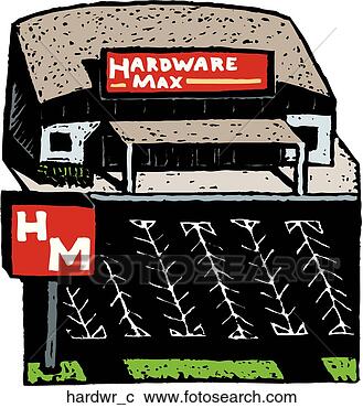 Clipart of Hardware Store hardwr_c - Search Clip Art, Illustration