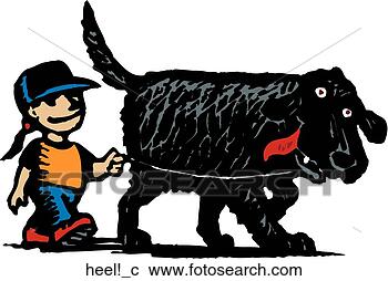 Clipart - heel!. fotosearch 
- search clipart, 
illustration, 
drawings and vector 
eps graphics images