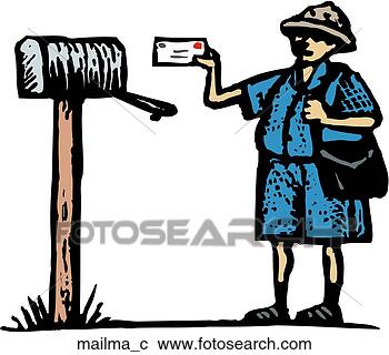 Clipart - mailman. fotosearch 
- search clipart, 
illustration, 
drawings and vector 
eps graphics images