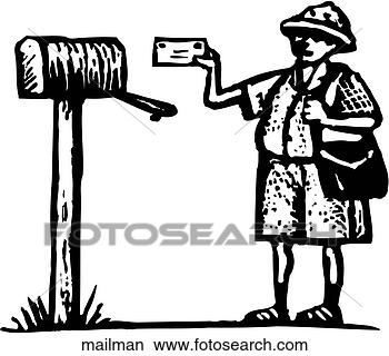 Clipart - mailman. fotosearch 
- search clipart, 
illustration, 
drawings and vector 
eps graphics images