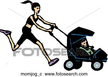 Clipart - mom jog. fotosearch 
- search clipart, 
illustration, 
drawings and vector 
eps graphics images