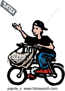 Clipart - paper route. fotosearch 
- search clipart, 
illustration, 
drawings and vector 
eps graphics images