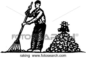 Clipart - raking. fotosearch 
- search clipart, 
illustration, 
drawings and vector 
eps graphics images