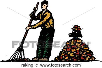 Clipart - raking. fotosearch 
- search clipart, 
illustration, 
drawings and vector 
eps graphics images
