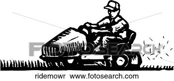 Clipart - ride mower. fotosearch 
- search clipart, 
illustration, 
drawings and vector 
eps graphics images