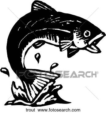 剪贴画 - 鲑属鱼类鱼