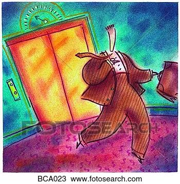 Drawing - businessman running 
late. fotosearch 
- search clipart, 
illustration, 
drawings and vector 
eps graphics images