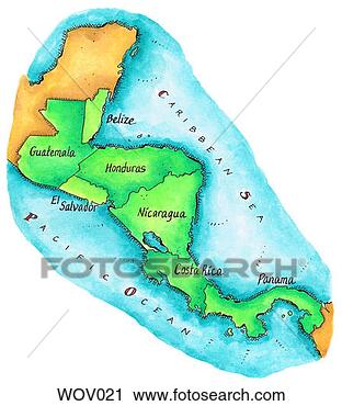 Clipart - map of central 
america. fotosearch 
- search clipart, 
illustration, 
drawings and vector 
eps graphics images