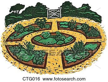 Stock Illustration - formal garden. 
fotosearch - search 
clipart, illustration, 
drawings and vector 
eps graphics images