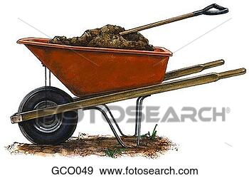 Arquivos de Ilustrações - carrinho de mão. 
fotosearch - busca 
de ilustrações 
clipeart e desenhos