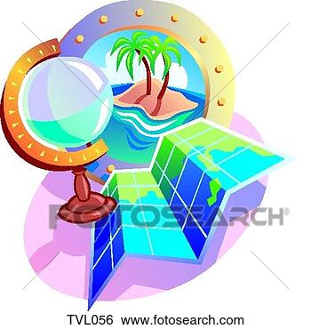 Stock Illustration - tropical cruise. 
fotosearch - search 
clipart, illustration, 
drawings and vector 
eps graphics images