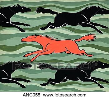 Stock Illustration - running horses. 
fotosearch - search 
clipart, illustration, 
drawings and vector 
eps graphics images