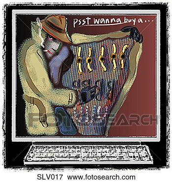 Stock Illustration - e-commerce fraud. 
fotosearch - search 
clipart, illustration, 
drawings and vector 
eps graphics images