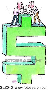 Stock Illustration - men fighting over 
money. fotosearch 
- search clipart, 
illustration, 
drawings and vector 
eps graphics images