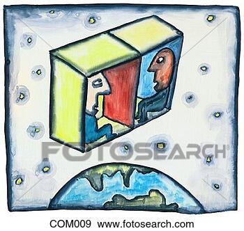 Stock Illustration - chat rooms in 
cyberspace. fotosearch 
- search clipart, 
illustration, 
drawings and vector 
eps graphics images