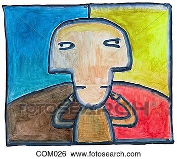 Stock Illustration - confused person. 
fotosearch - search 
clipart, illustration, 
drawings and vector 
eps graphics images