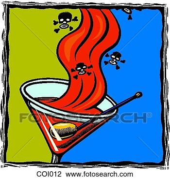 Clip Art - dangers of alcohol. 
fotosearch - search 
clipart, illustration, 
drawings and vector 
eps graphics images