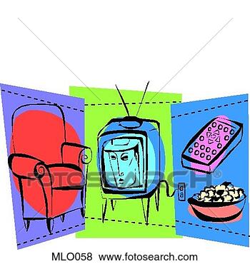 Stock Illustration - chair, television 
& remote control. 
fotosearch - search 
clipart, illustration, 
drawings and vector 
eps graphics images