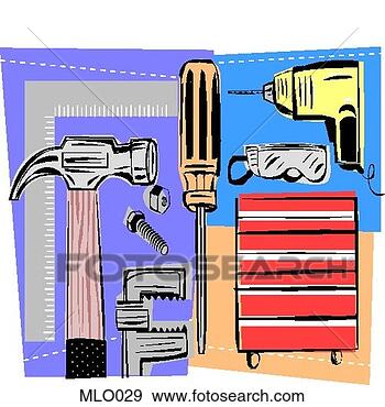 Stock Illustration - construction tools. 
fotosearch - search 
clipart, illustration, 
drawings and vector 
eps graphics images