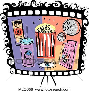 Stock Illustration - the movie theater. 
fotosearch - search 
clipart, illustration, 
drawings and vector 
eps graphics images
