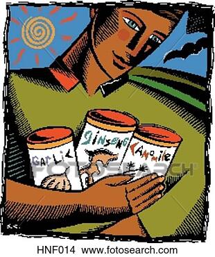 Stock Illustration - man with herbal 
remedies. fotosearch 
- search clipart, 
illustration, 
drawings and vector 
eps graphics images