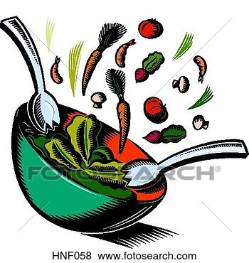 Stock Illustration - tossed salad. 
fotosearch - search 
clipart, illustration, 
drawings and vector 
eps graphics images