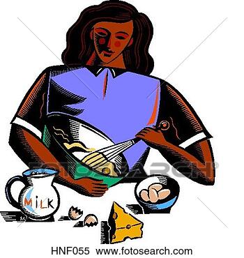 Stock Illustration - woman preparing 
an omelet. fotosearch 
- search clipart, 
illustration, 
drawings and vector 
eps graphics images