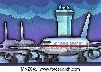 Stock Illustration - airport. fotosearch 
- search clipart, 
illustration, 
drawings and vector 
eps graphics images