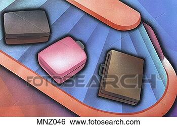 Stock Illustration - baggage carousel. 
fotosearch - search 
clipart, illustration, 
drawings and vector 
eps graphics images