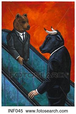 Stock Illustration - bear & bull markets. 
fotosearch - search 
clipart, illustration, 
drawings and vector 
eps graphics images
