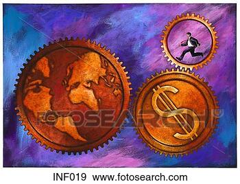 Stock Illustration - investor powering 
global economy. 
fotosearch - search 
clipart, illustration, 
drawings and vector 
eps graphics images
