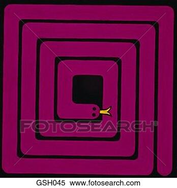 Stock Illustration - square snake. 
fotosearch - search 
clipart, illustration, 
drawings and vector 
eps graphics images