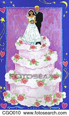 Stock Illustration - wedding cake. 
fotosearch - search 
clipart, illustration, 
drawings and vector 
eps graphics images