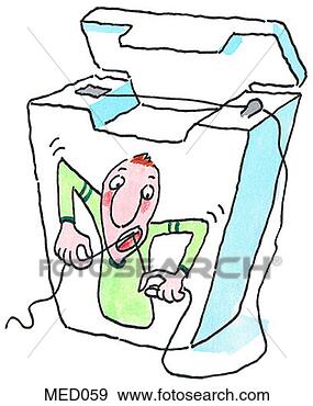 Stock Illustration - dental floss. 
fotosearch - search 
clipart, illustration, 
drawings and vector 
eps graphics images