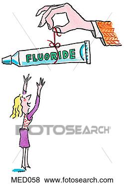 Stock Illustration - fluoride treatment. 
fotosearch - search 
clipart, illustration, 
drawings and vector 
eps graphics images