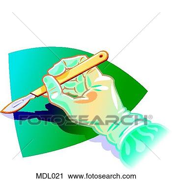 Clipart - surgeon’s hand 
with scalpel. 
fotosearch - search 
clipart, illustration, 
drawings and vector 
eps graphics images
