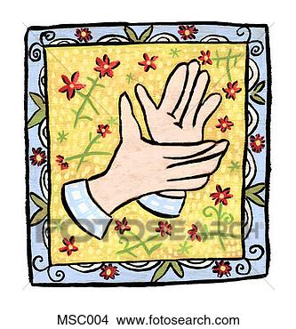 Stock Illustration - hands clapping. 
fotosearch - search 
clipart, illustration, 
drawings and vector 
eps graphics images