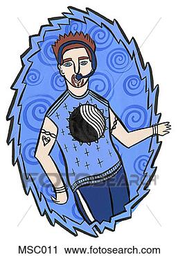 Clipart - pop singer with 
headset. fotosearch 
- search clipart, 
illustration, 
drawings and vector 
eps graphics images