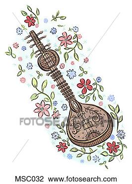 Clip Art - sitar. fotosearch 
- search clipart, 
illustration, 
drawings and vector 
eps graphics images