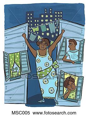 Stock Illustration - woman singing 
the blues. fotosearch 
- search clipart, 
illustration, 
drawings and vector 
eps graphics images