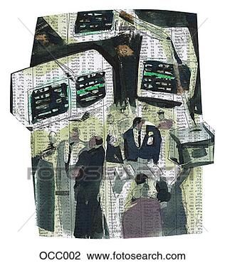 Clip Art - stock market trading 
floor. fotosearch 
- search clipart, 
illustration, 
drawings and vector 
eps graphics images