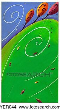 Stock Illustration - autumn scene. 
fotosearch - search 
clipart, illustration, 
drawings and vector 
eps graphics images