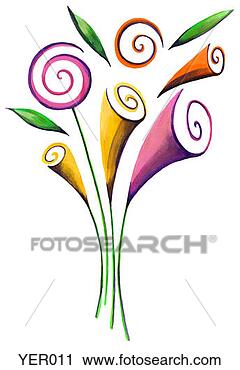 Clipart - bouquet of flowers. 
fotosearch - search 
clipart, illustration, 
drawings and vector 
eps graphics images