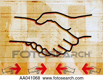 Stock Illustration - shaking hands. 
fotosearch - search 
clipart, illustration, 
drawings and vector 
eps graphics images