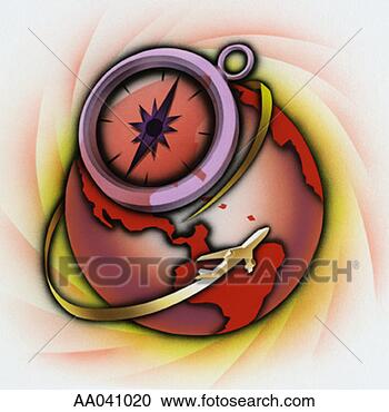Stock Illustration - airplane flying 
around the world. 
fotosearch - search 
clipart, illustration, 
drawings and vector 
eps graphics images