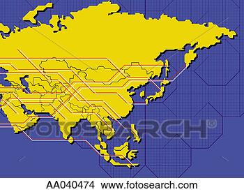 Stock Illustration - map of asia. fotosearch 
- search clipart, 
illustration, 
drawings and vector 
eps graphics images