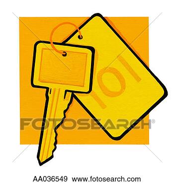 Stock Illustration - hotel room key. 
fotosearch - search 
clipart, illustration, 
drawings and vector 
eps graphics images