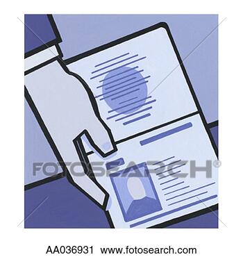 Clipart - man showing passport. 
fotosearch - search 
clipart, illustration, 
drawings and vector 
eps graphics images