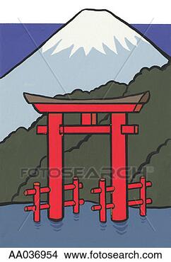 Stock Illustration - mt fuji. fotosearch 
- search clipart, 
illustration, 
drawings and vector 
eps graphics images